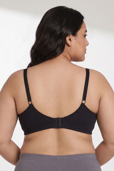 Zivame True Curv Double Layered Non Wired Full Coverage Super Support Bra - Tap Shoe — image 4